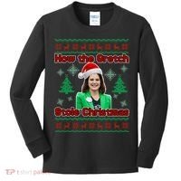 How The Gretch Stole Christmas Ugly Christmas Sweater Kids Long Sleeve Shirt thumb 0