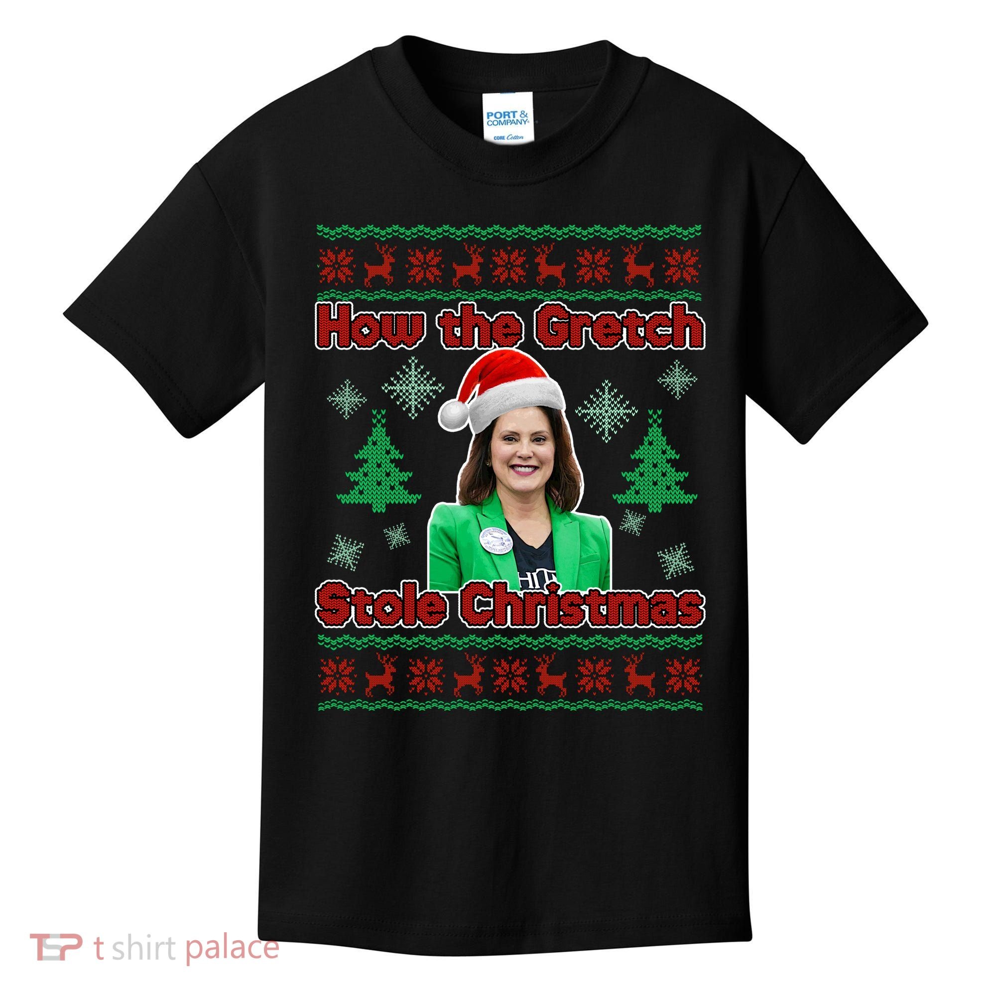 How The Gretch Stole Christmas Ugly Christmas Sweater Kids T-Shirt