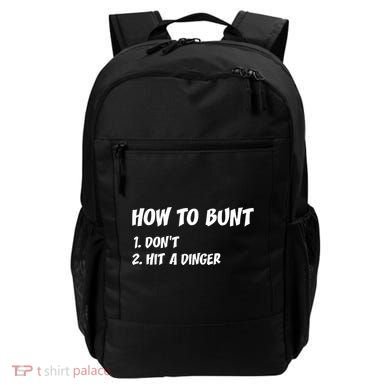 How To Bunt Don't Hit A Dinger Backpack