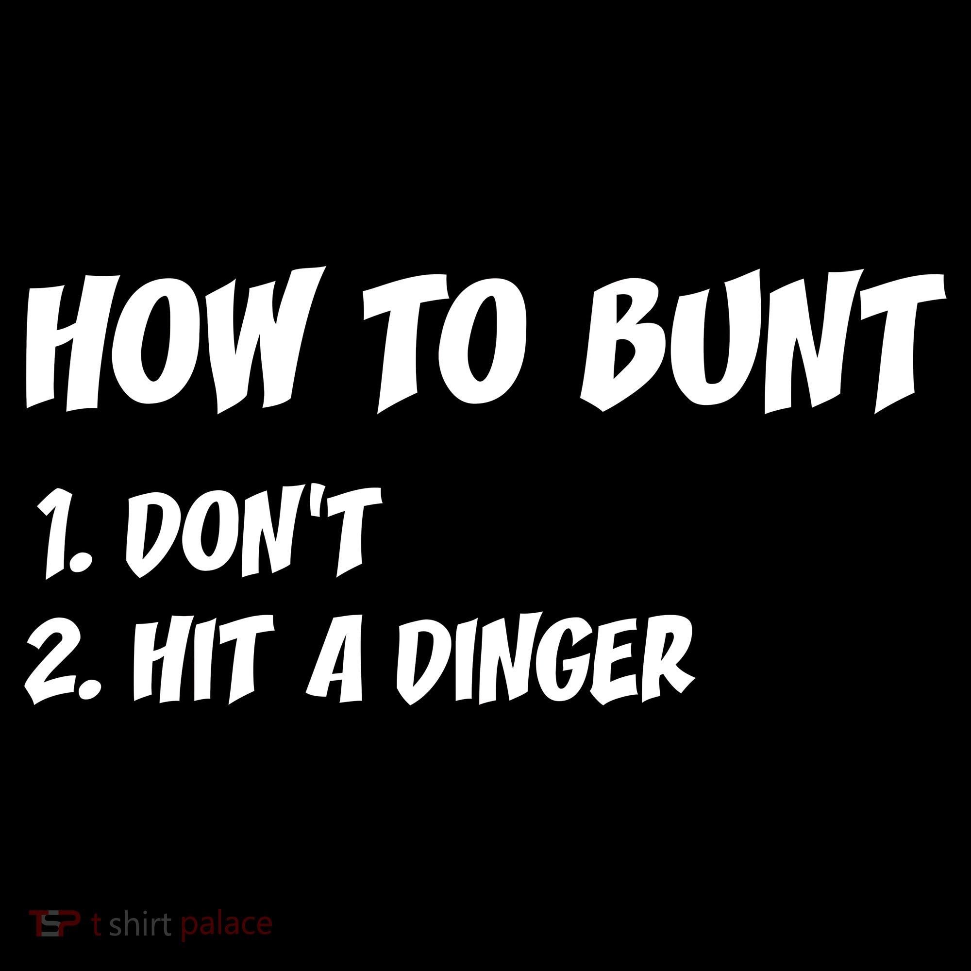 How To Bunt Don't Hit A Dinger Kids Long Sleeve Shirt