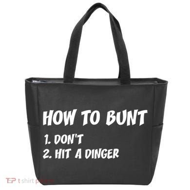 How To Bunt Don't Hit A Dinger Tote Bag