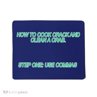 How To Cook Crack And Clean A Crab Use Commas Mousepad