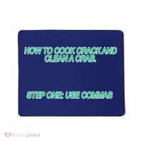 How To Cook Crack And Clean A Crab Use Commas Mousepad thumb 0