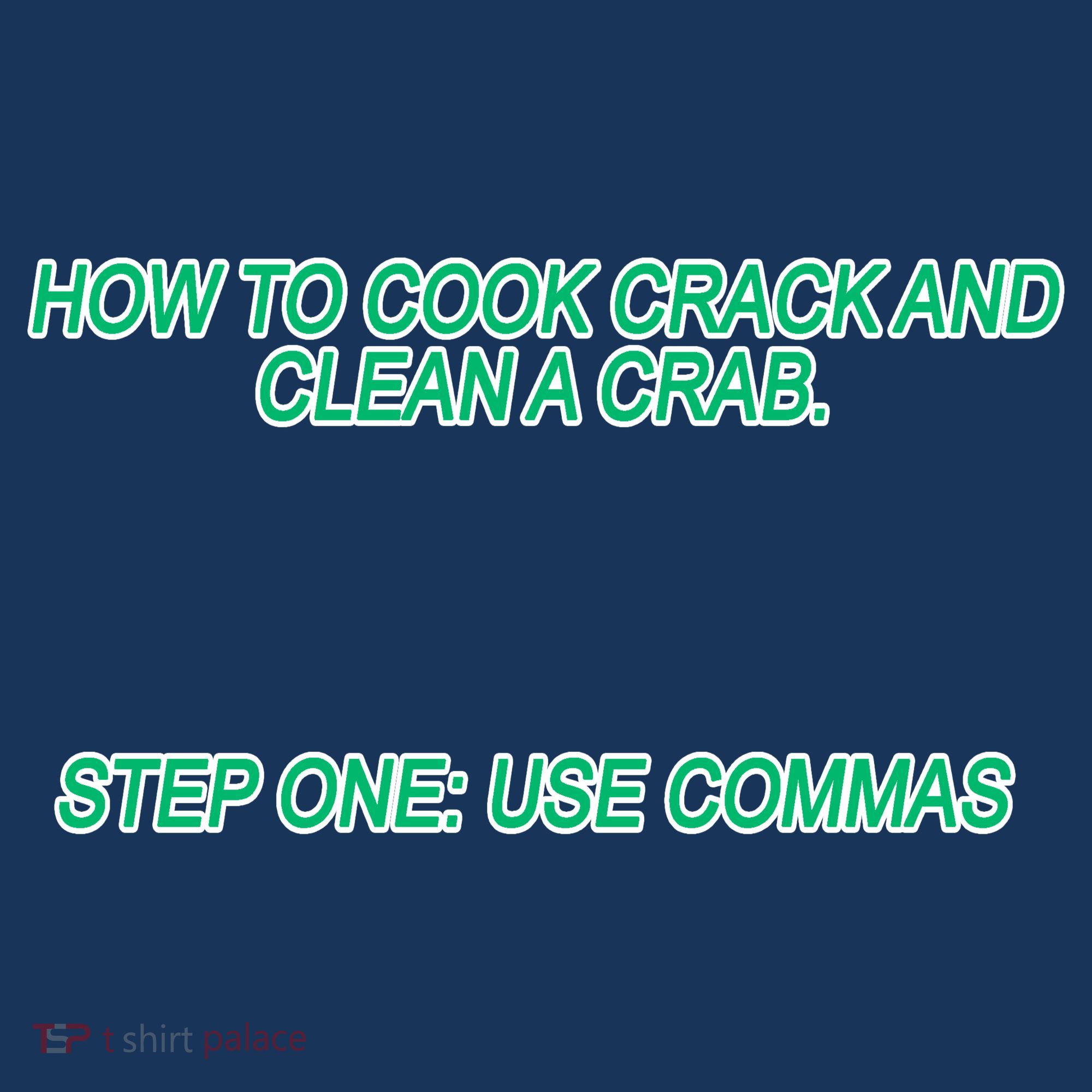 How To Cook Crack And Clean A Crab Use Commas Baby Bodysuit