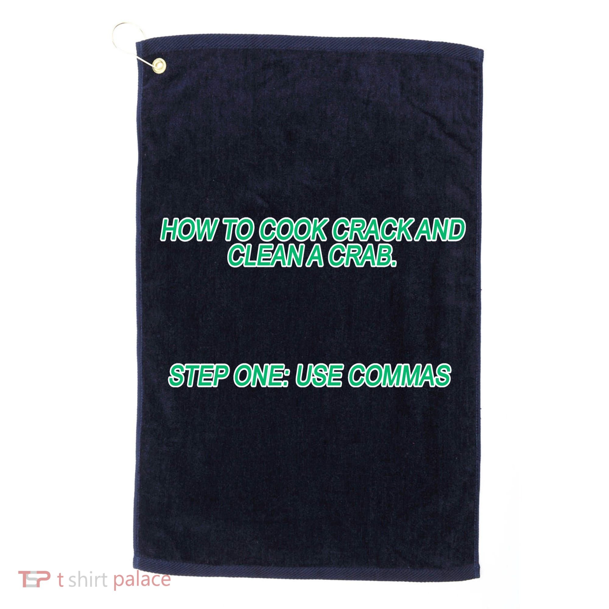 How To Cook Crack And Clean A Crab Use Commas Golf Towel