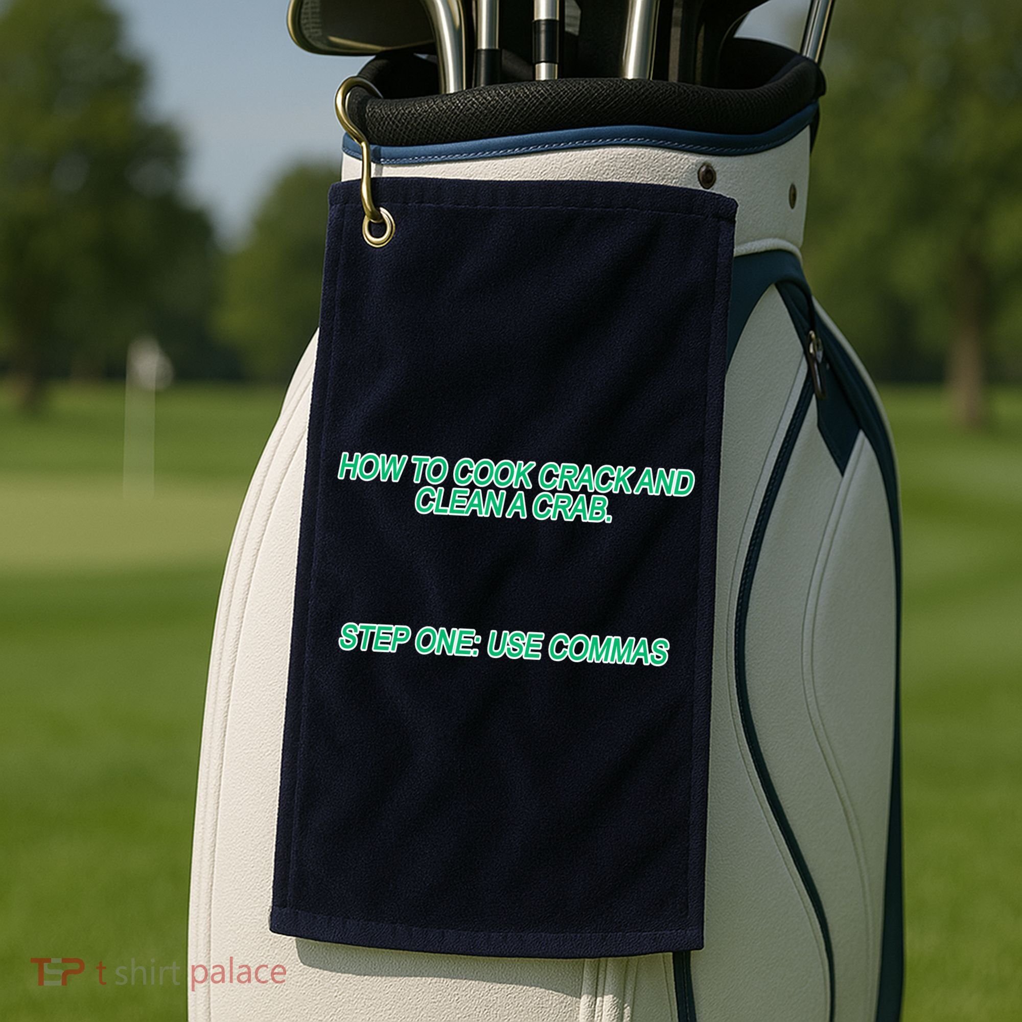 How To Cook Crack And Clean A Crab Use Commas Golf Towel