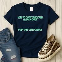 How To Cook Crack And Clean A Crab Use Commas Women's T-Shirt thumb 3