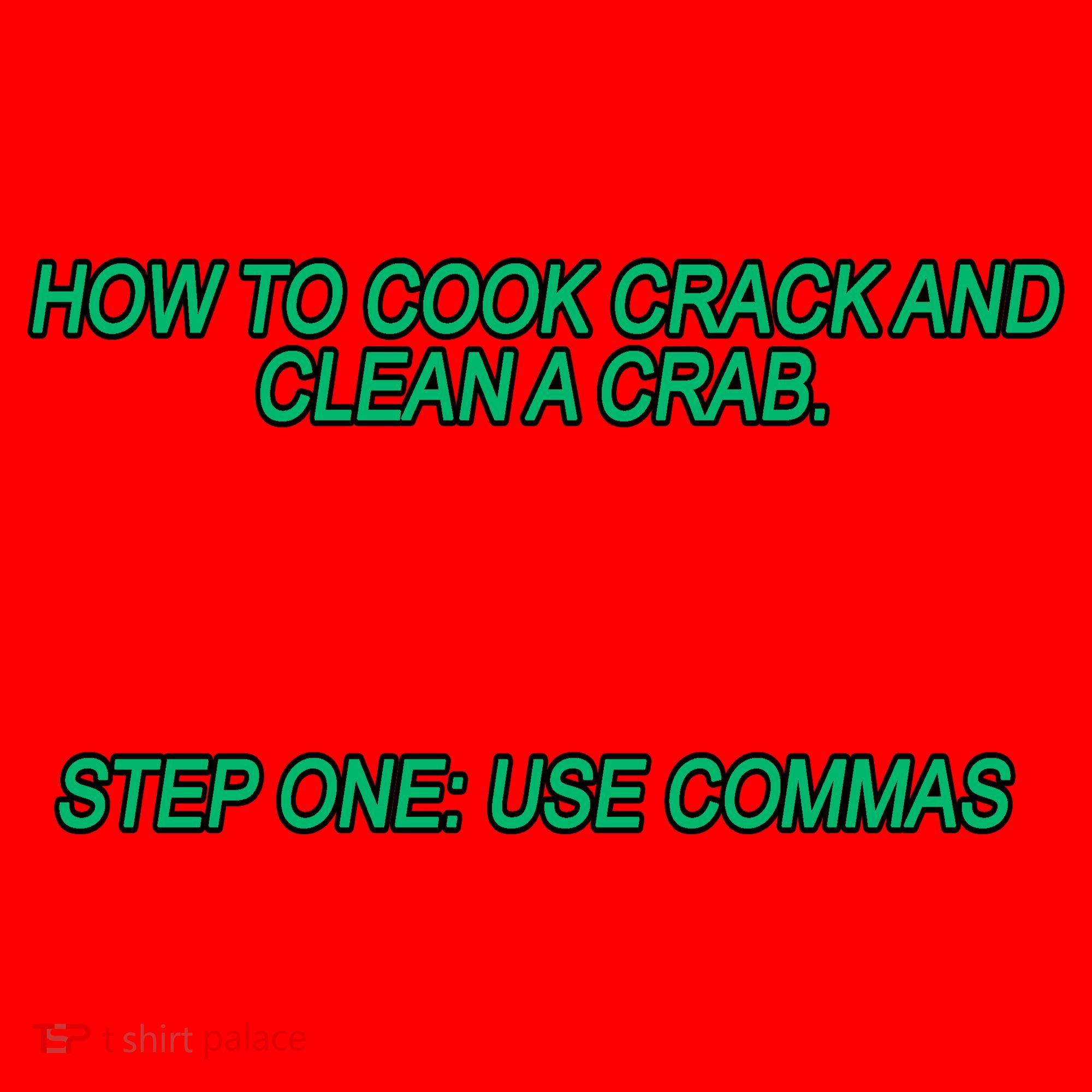 How To Cook Crack And Clean A Crab Use Commas Santa Hat