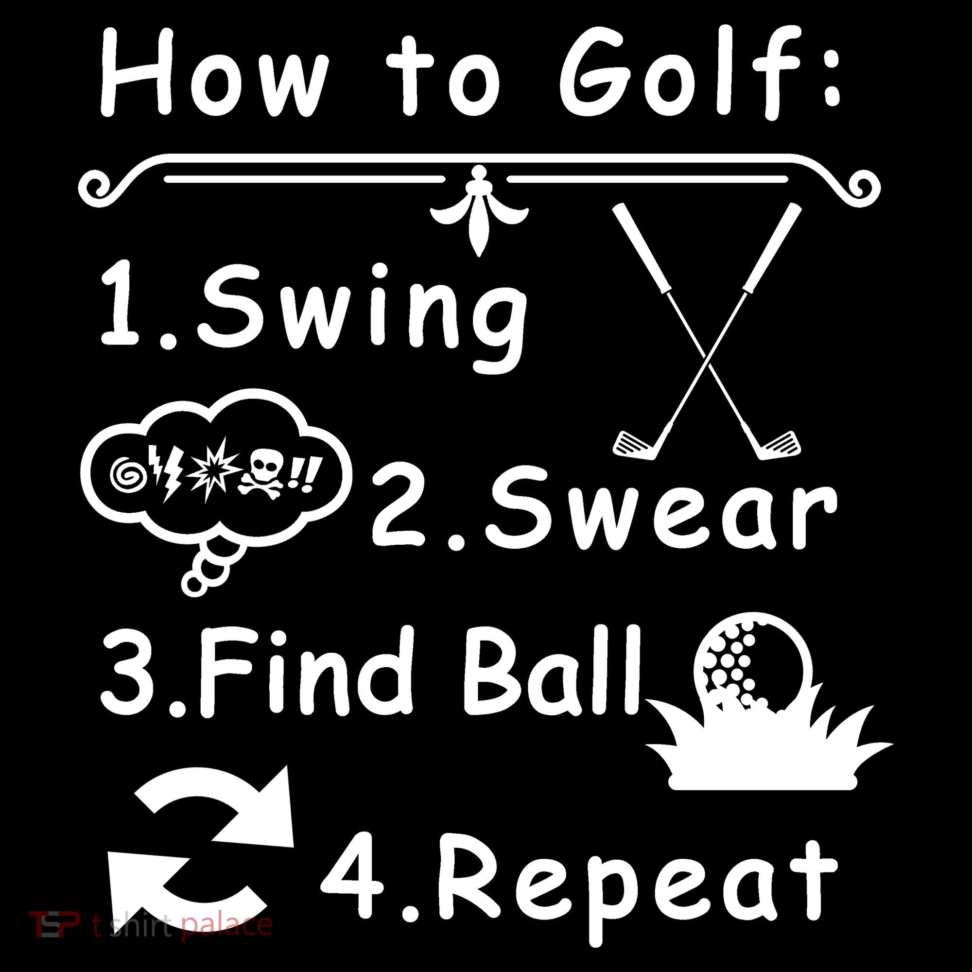 How To Golf Funny Apron