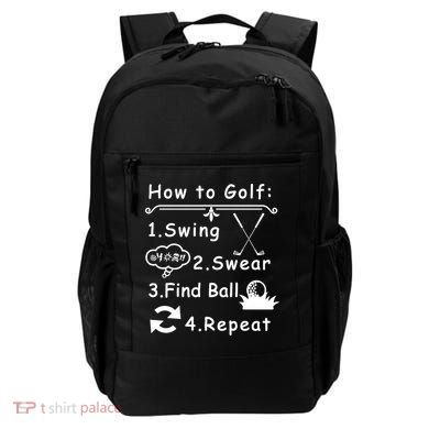 How To Golf Funny Backpack