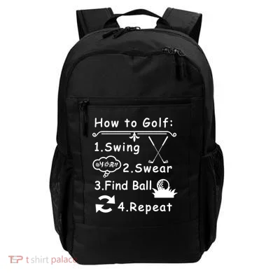How To Golf Funny Backpack