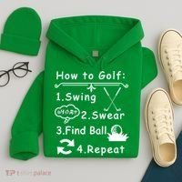 How To Golf Funny Hoodie thumb 4