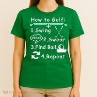 How To Golf Funny T-Shirt thumb 4