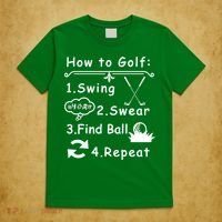 How To Golf Funny T-Shirt thumb 5