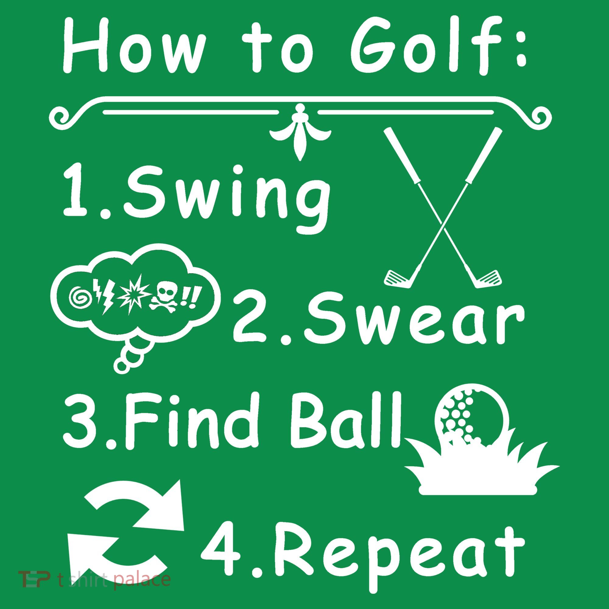 How To Golf Funny Coaster