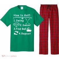 How To Golf Funny Pajama Set thumb 0