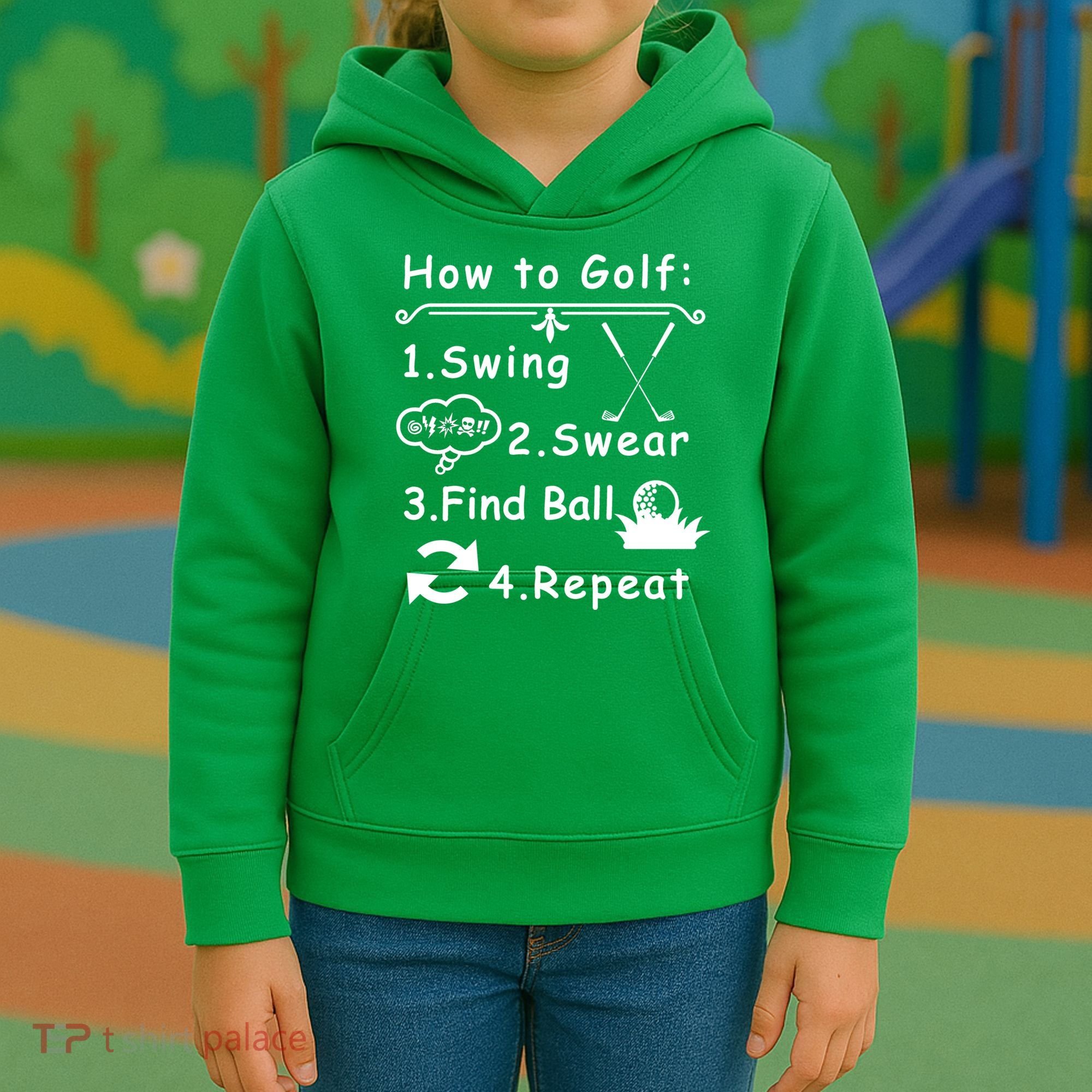How To Golf Funny Kids Hoodie