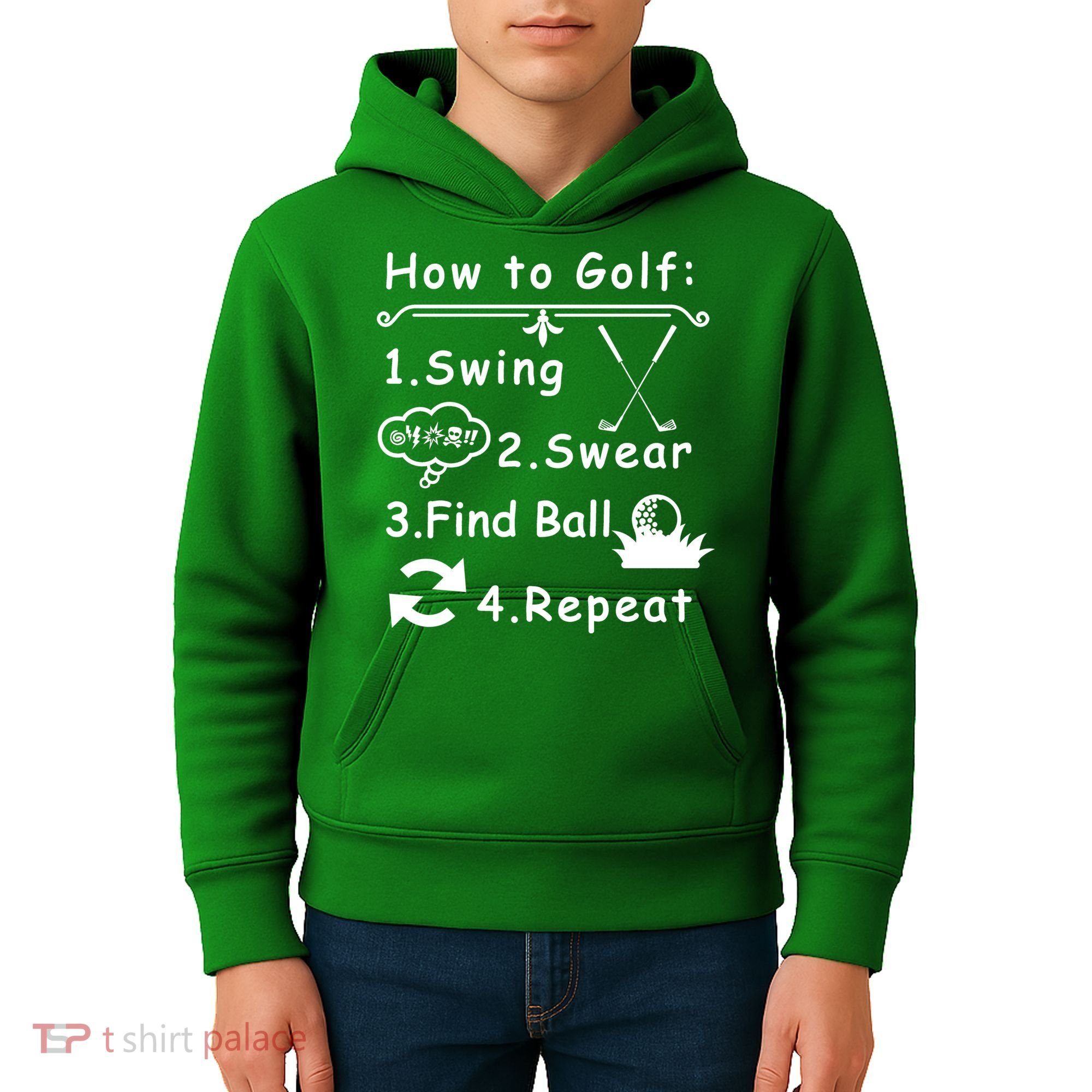 How To Golf Funny Kids Hoodie