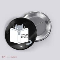 How To Rule The World Cat Button thumb 0