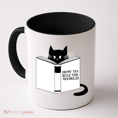 How To Rule The World Cat Coffee Mug