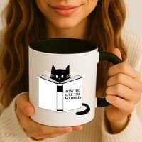 How To Rule The World Cat Coffee Mug thumb 3