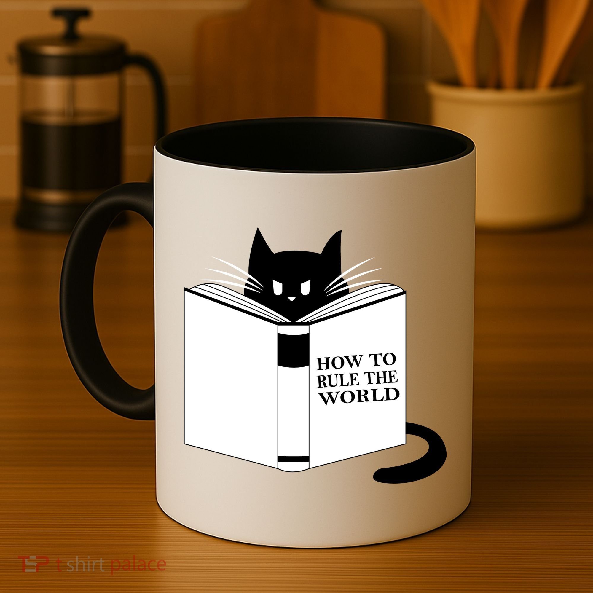 How To Rule The World Cat Coffee Mug