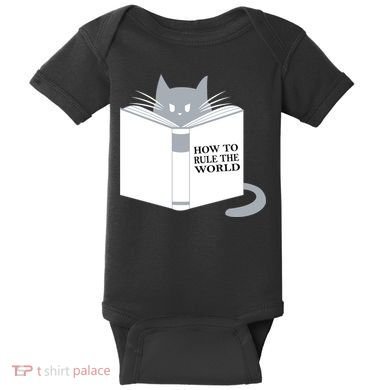 How To Rule The World Cat Baby Bodysuit