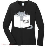 How To Rule The World Cat Women's Long Sleeve Shirt thumb 0