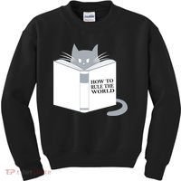How To Rule The World Cat Kids Sweatshirt thumb 0
