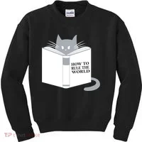 How To Rule The World Cat Kids Sweatshirt thumb 0