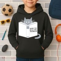 How To Rule The World Cat Kids Hoodie thumb 2