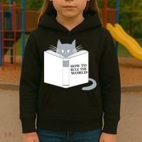 How To Rule The World Cat Kids Hoodie thumb 3