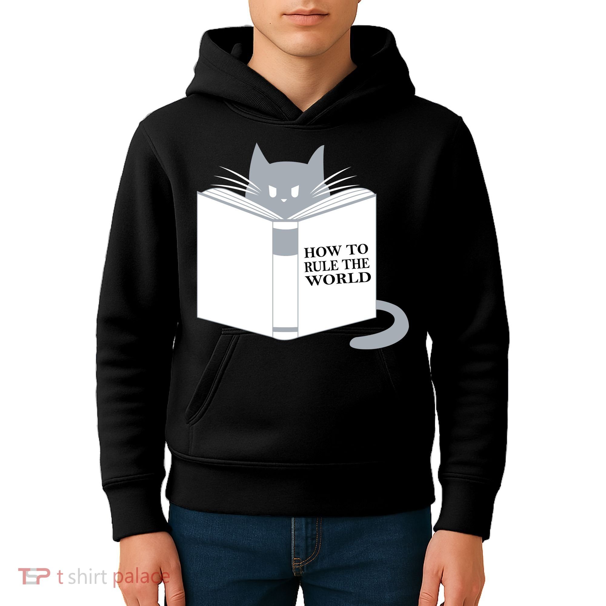 How To Rule The World Cat Kids Hoodie