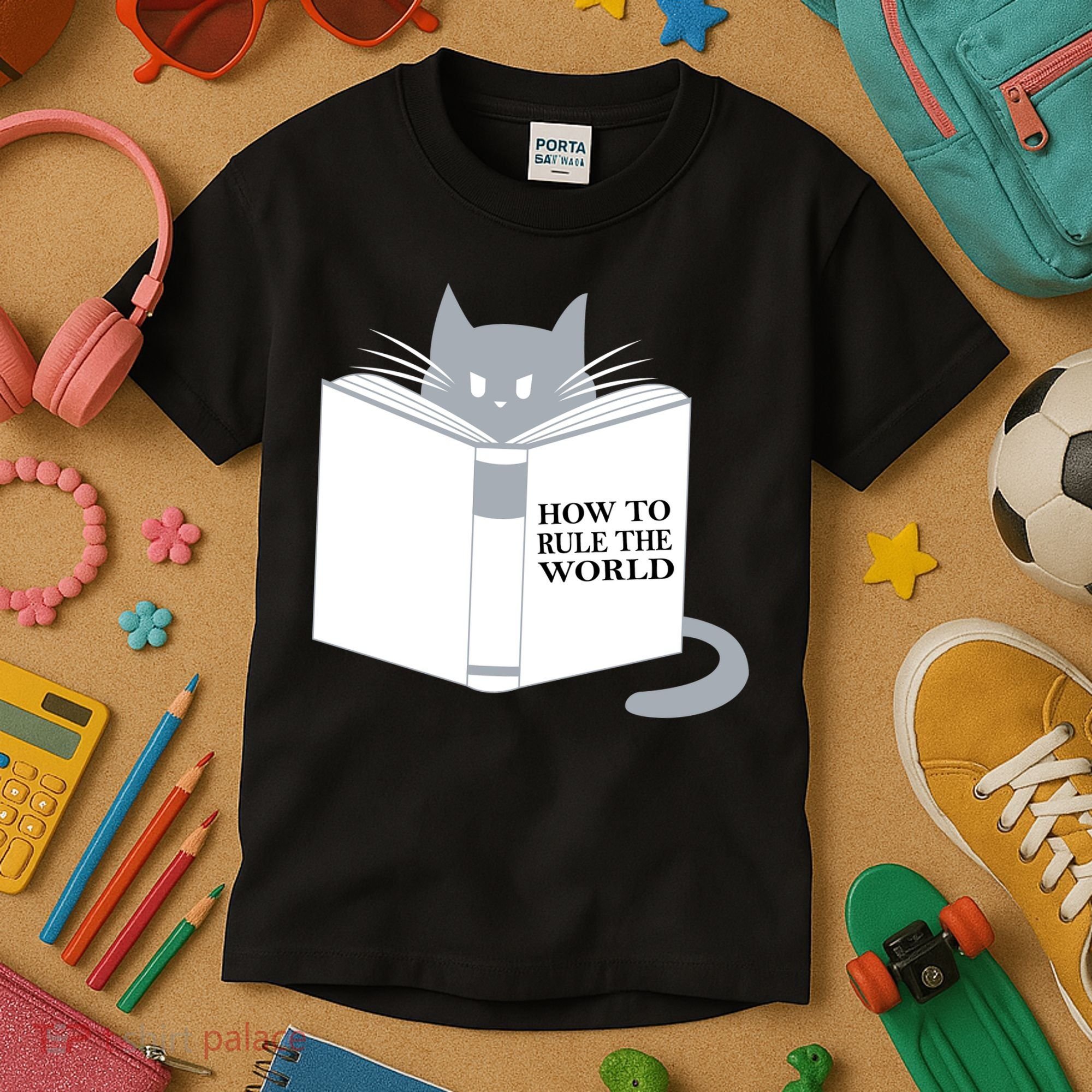 How To Rule The World Cat Kids T-Shirt
