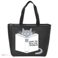 How To Rule The World Cat Tote Bag thumb 0