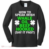 How To Speak Irish Kids Long Sleeve Shirt thumb 0