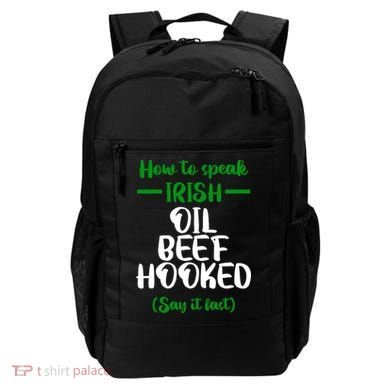 How to speak irish Funny Backpack