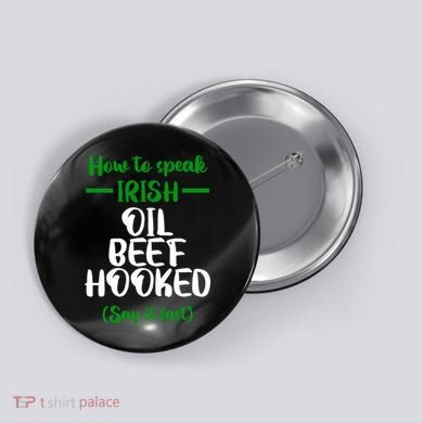How to speak irish Funny Button