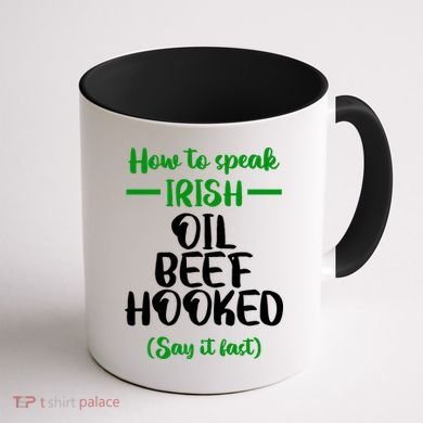 How to speak irish Funny Coffee Mug back