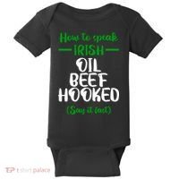 How to speak irish Funny Baby Bodysuit thumb 0