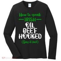 How to speak irish Funny Women's Long Sleeve Shirt thumb 0