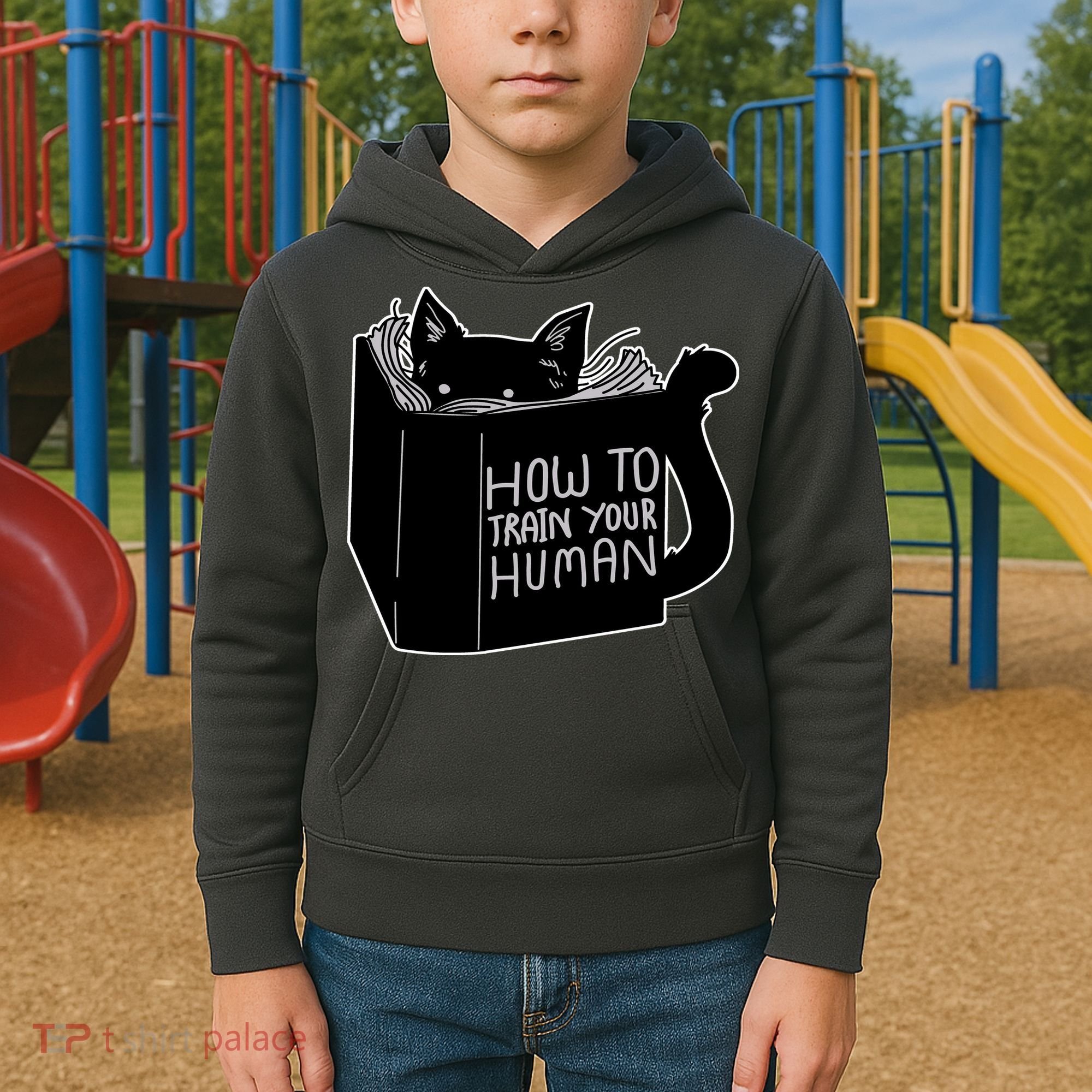 How To Train Your Human Kids Hoodie
