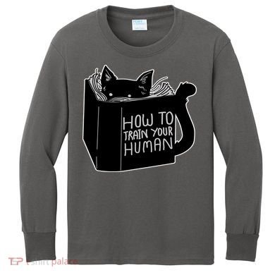 How To Train Your Human Kids Long Sleeve Shirt