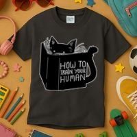 How To Train Your Human Kids T-Shirt thumb 3