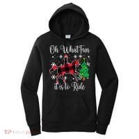 Horse Oh What Fun It Is To Ride Christmas Xmas Girls  Women's Hoodie thumb 0