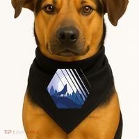 Howling Wolf USA-Made Doggie Bandana thumb 1