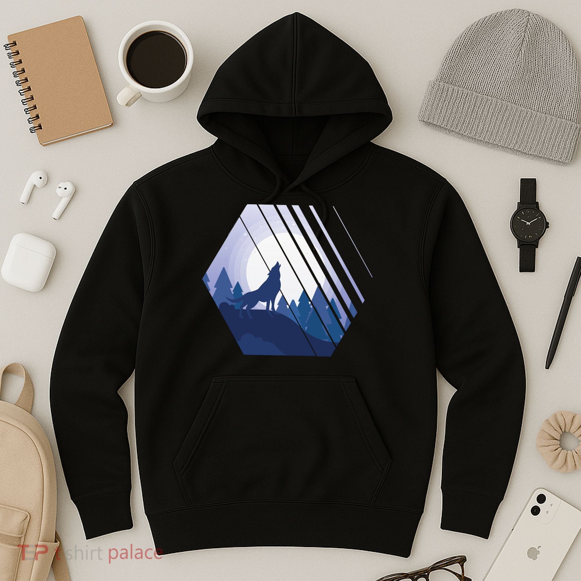 Howling Wolf Hoodie
