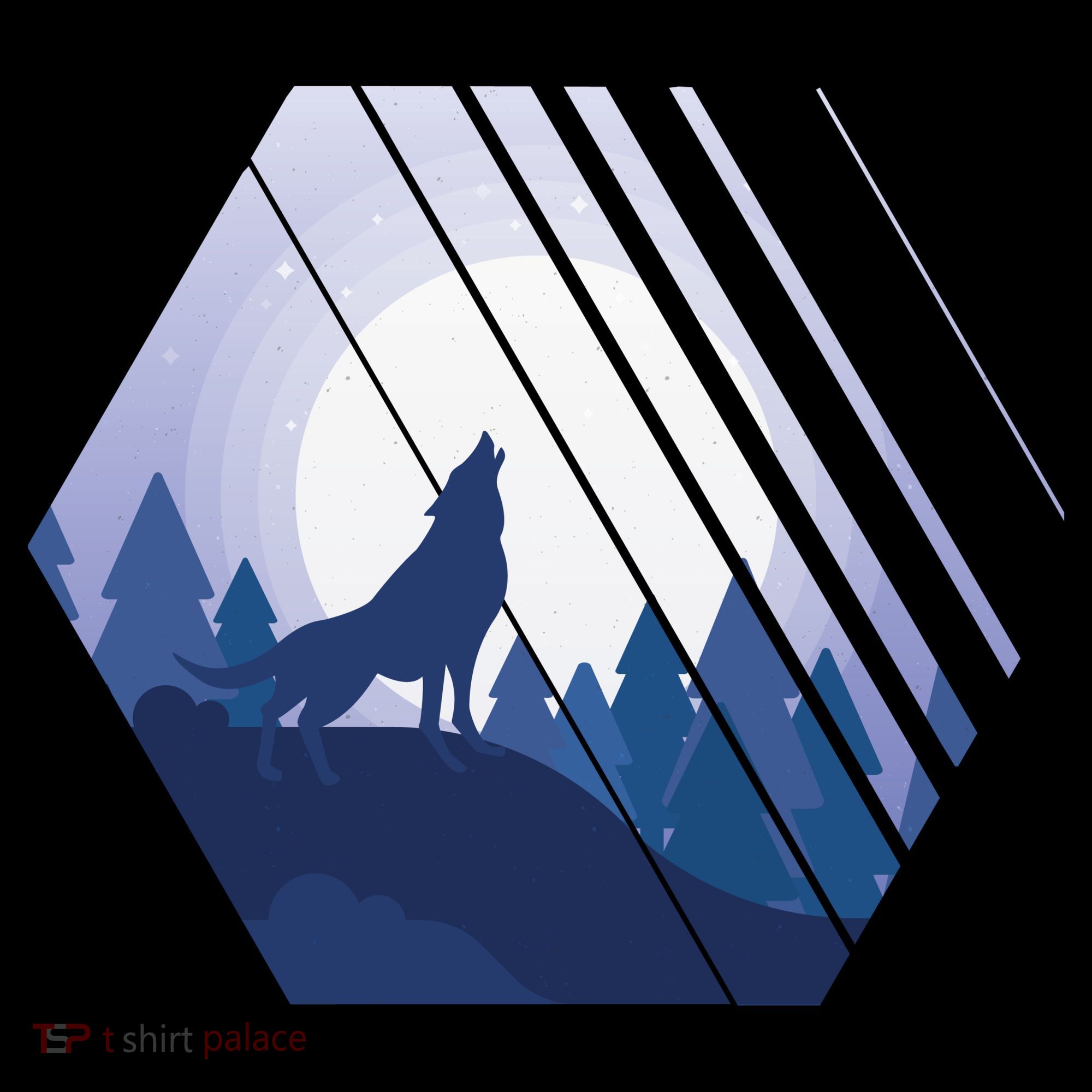 Howling Wolf Ornament