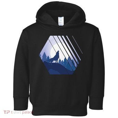 Howling Wolf Toddler Hoodie