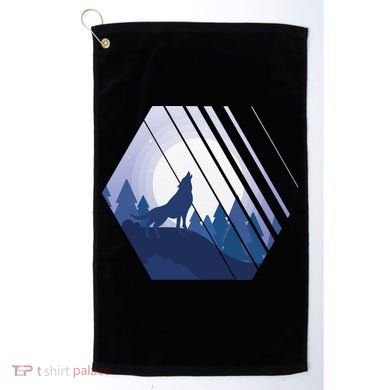 Howling Wolf Golf Towel